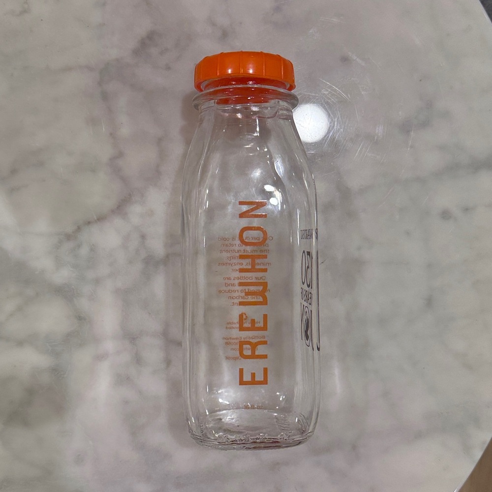 Erewhon x Swarovski Smoothie Juice Glass Bottle Container
